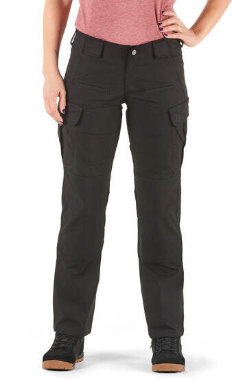 5.11 Women's Tactical Stryke Pant in Black with cargo pockets